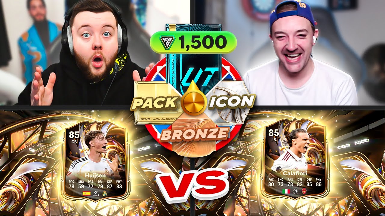 DEAN HUIJSEN VS RICCIARDO CALAFIORI PACK ROULETTE!!
