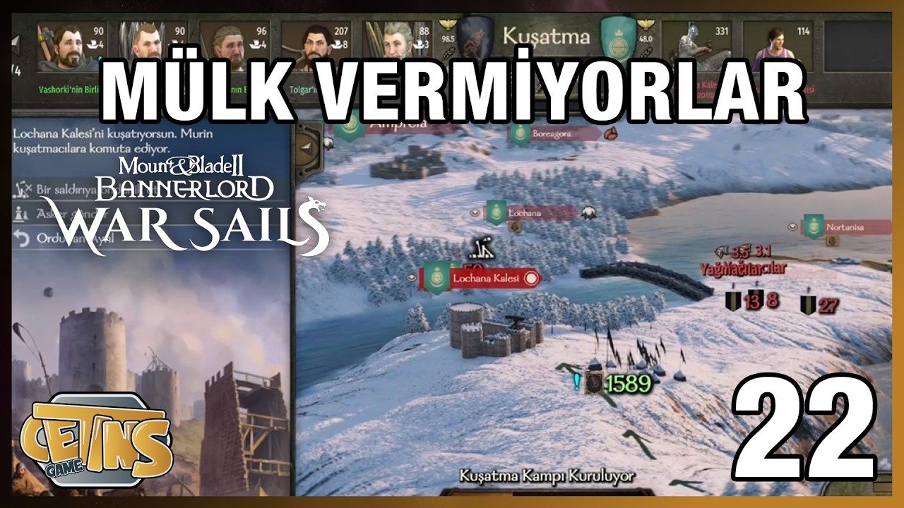 MÜLK VERMİYORLAR - M&B Bannerlord War Sails - 22. Bölüm #bannerlord #warsails #mountblade2