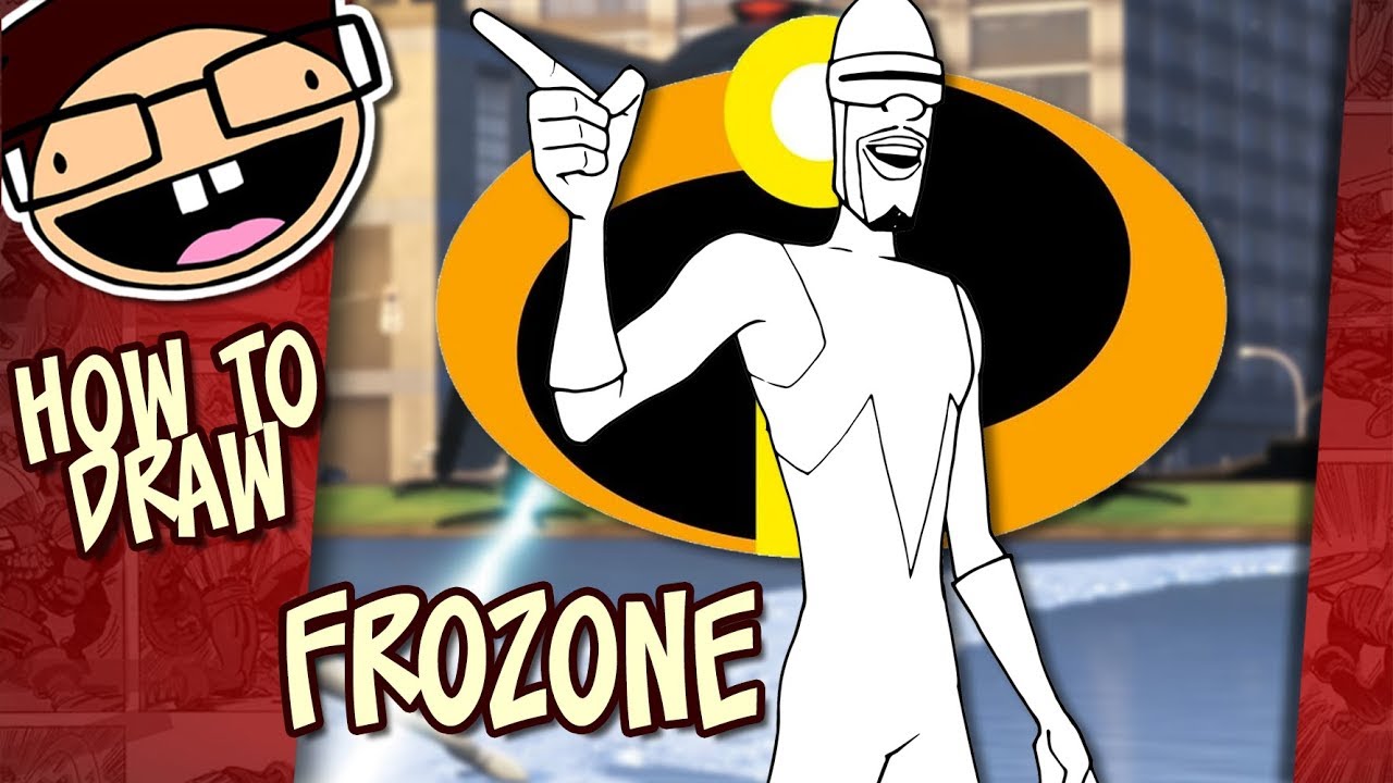 How to Draw FROZONE (Incredibles 2) | Narrated Easy Step-by-Step Tutorial