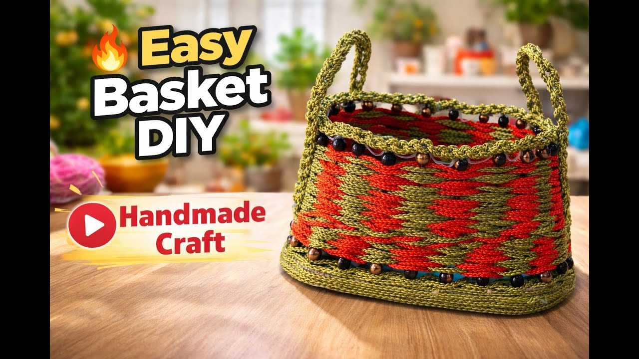 "Handmade Storage Basket DIY | Upgrade Your Home Decor"