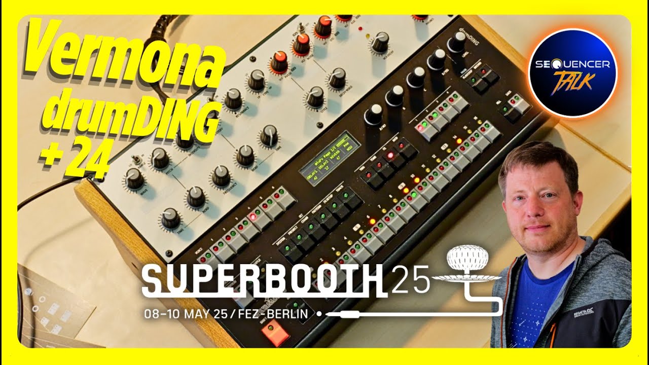 Vermona drumDING + 24 - Superbooth 2025 Overview 🇩🇪