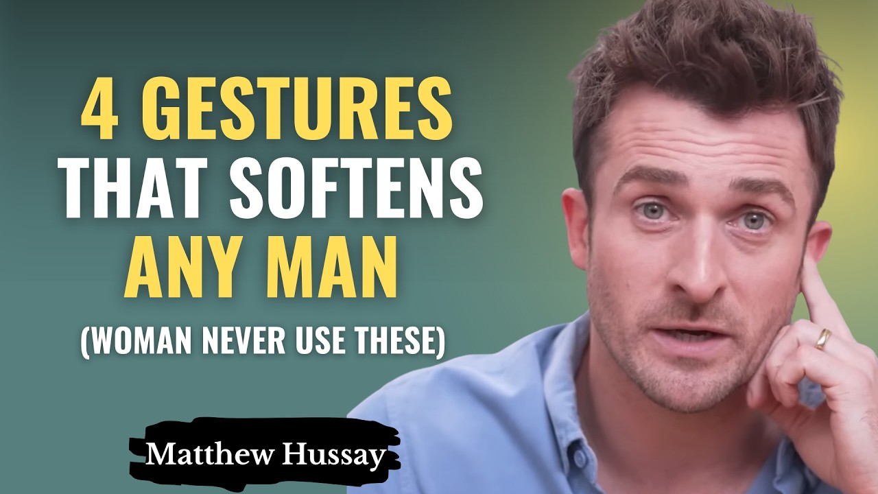 4 Feminine Gestures That Softens Any Man and Hardly Any Woman Use This | Matthew Hussey