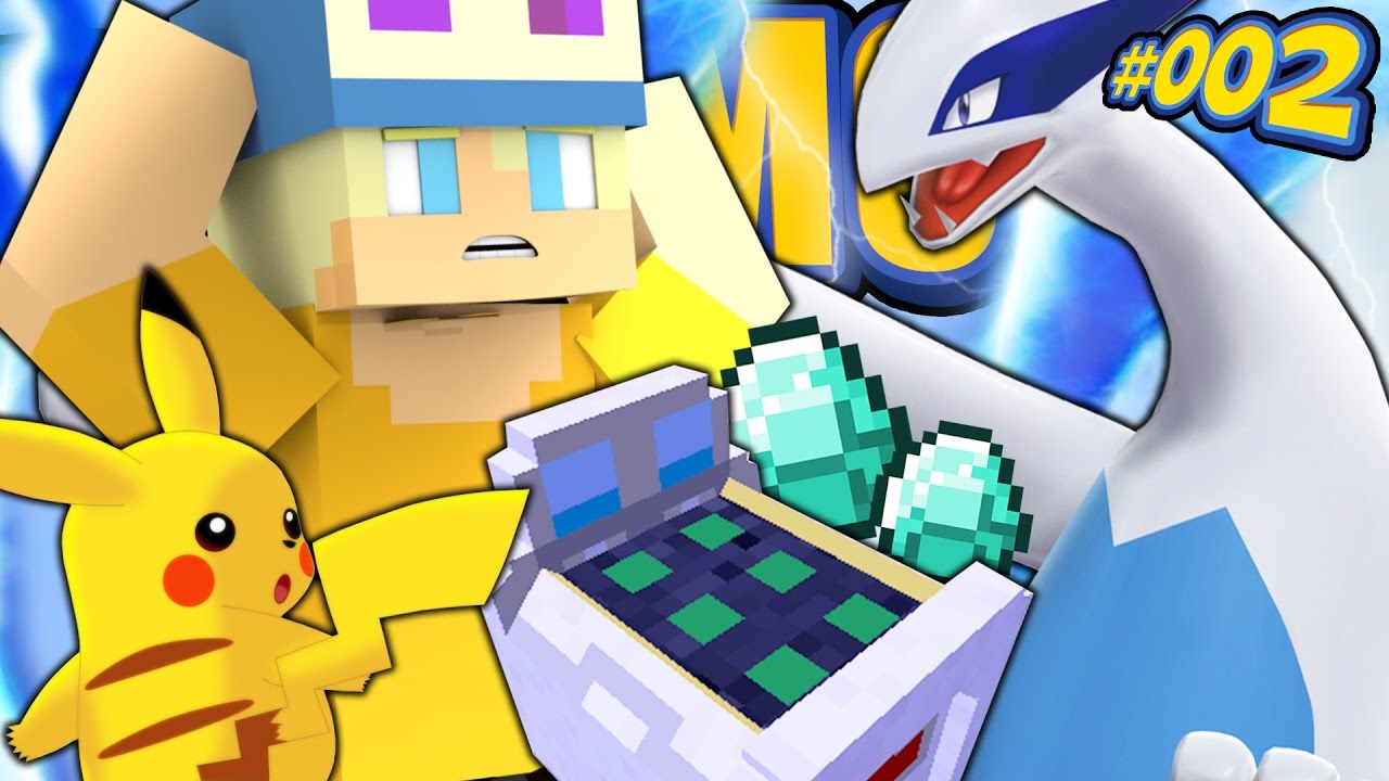 TROVO I DIAMANTI, COSTRUISCO LA MIA CASA E SPAWNA LUGIA!!! - Minecraft Pixelmon ITA #02