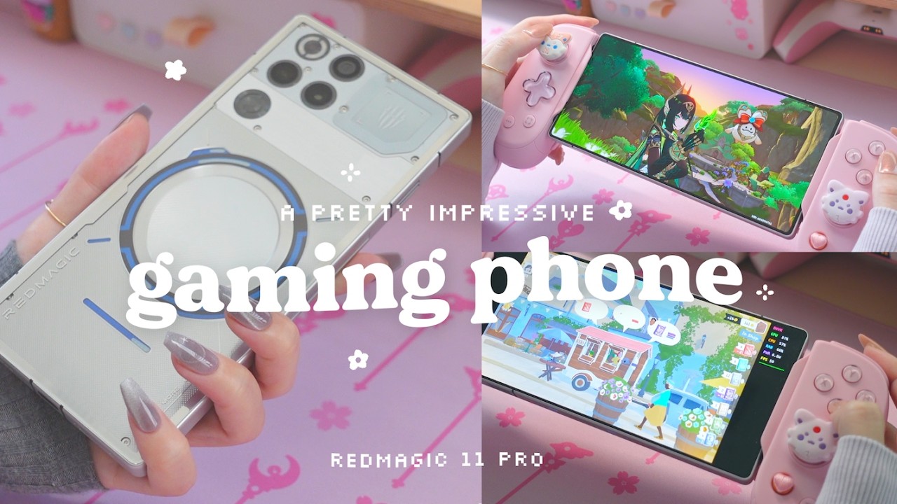 🫧 a unique + powerful gaming phone that can also kinda play pc games | feat. REDMAGIC 11 Pro ✩