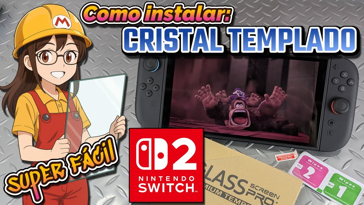 Como instalar cristal templado - Nintendo Switch 2 - Super Fácil