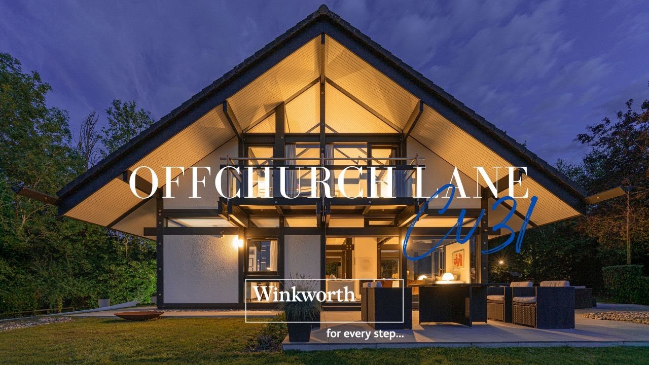 Modern Living in In Rural Warwickshire – Striking Huf Haus Set in Secluded Woodland Grounds - WLS