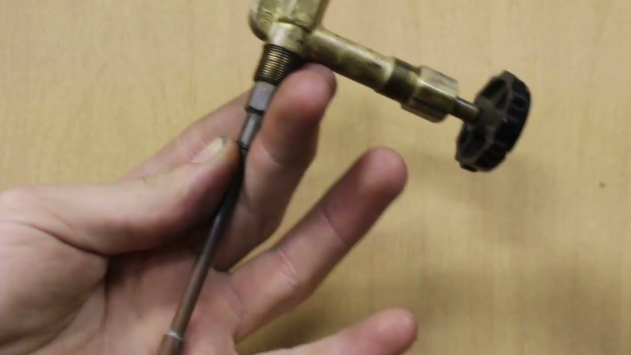 replacing a Coleman fuel valve stem packing
