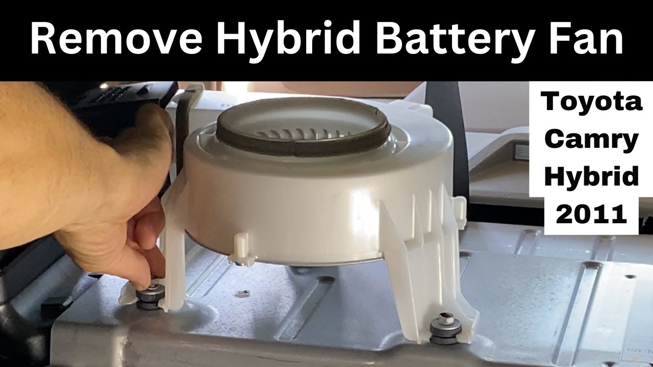 How To Remove & Clean Hybrid Battery Fan: Toyota Camry 2007-2011