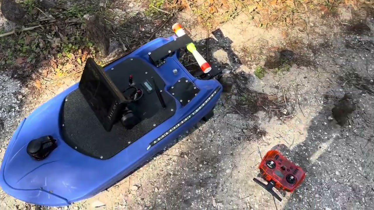 Autonomous rc sonar boat build