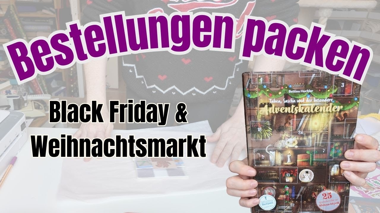 Black-Friday & Weihnachtsmarkt-Bestellungen packen | Lesehörnchenpakete für dich