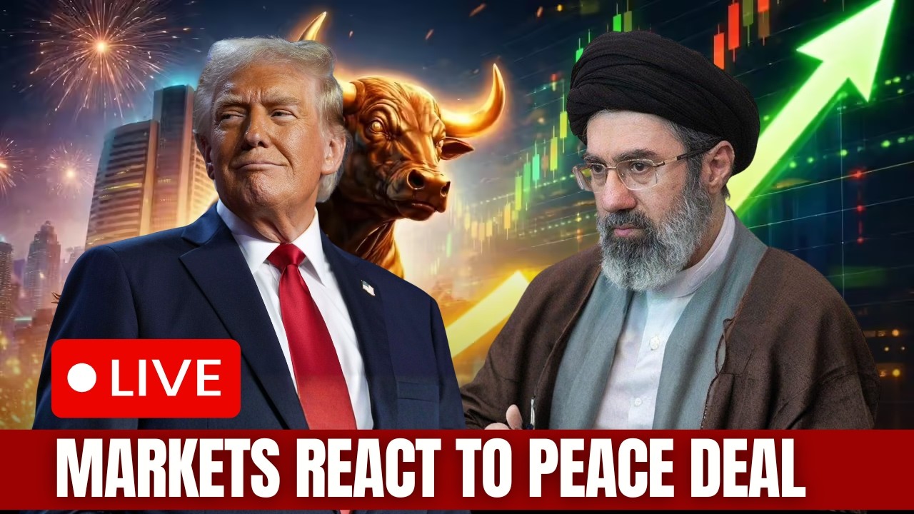 LIVE: Markets React to US&ndash;Iran Peace Deal | Oil Drops, Stocks Surge On War Ending Hopes