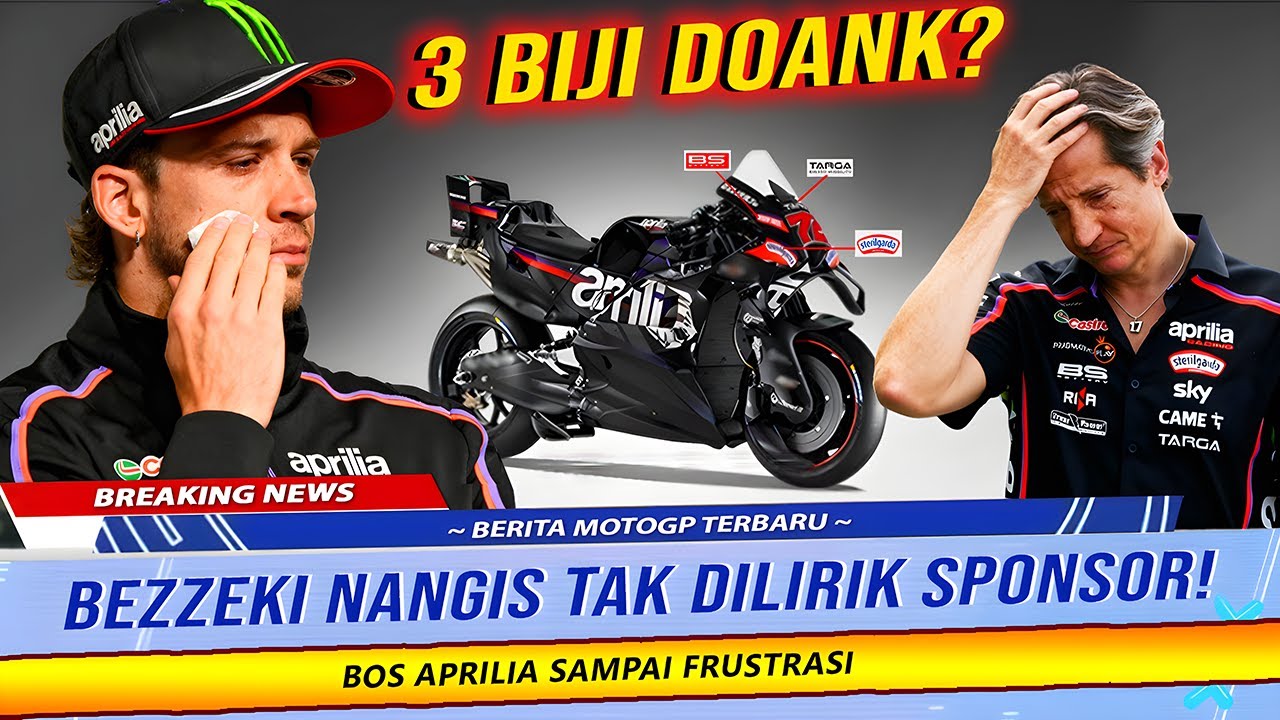 SPONSOR KABUR! BEZZECCHI SEPI PEMINAT EFEK SERUDUK MARC MARQUEZ DI MANDALIKA?