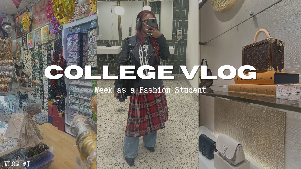 WEEK IN THE LIFE OF A SCAD FASHION STUDENT: College Vlog #1