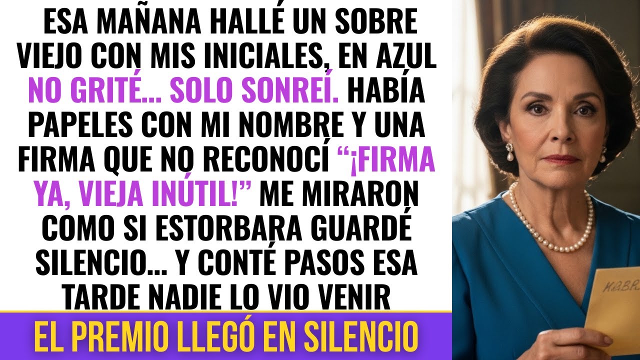 Encontré un sobre con mis iniciales… pero cuando leí la carta, entendí por qué me callaban