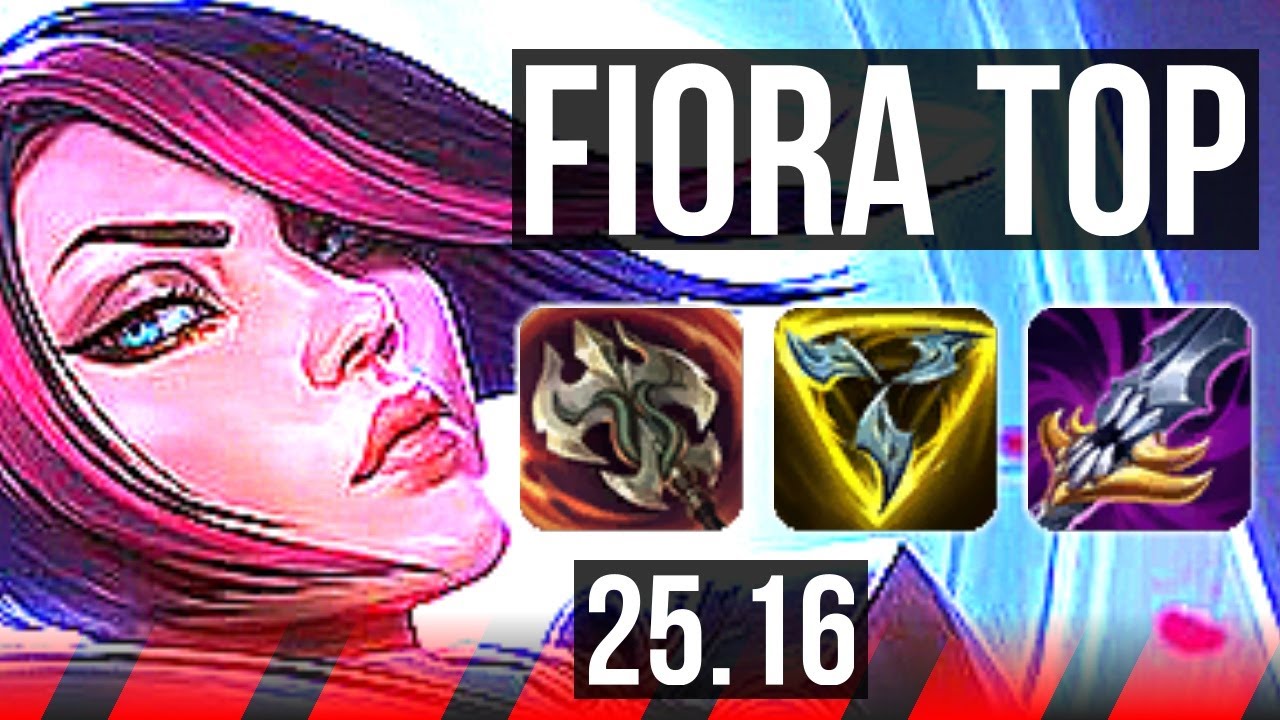 FIORA vs RENEKTON (TOP) | 7 solo kills, Comeback, 13/3/3, Dominating, 40k DMG | KR Master | 25.16