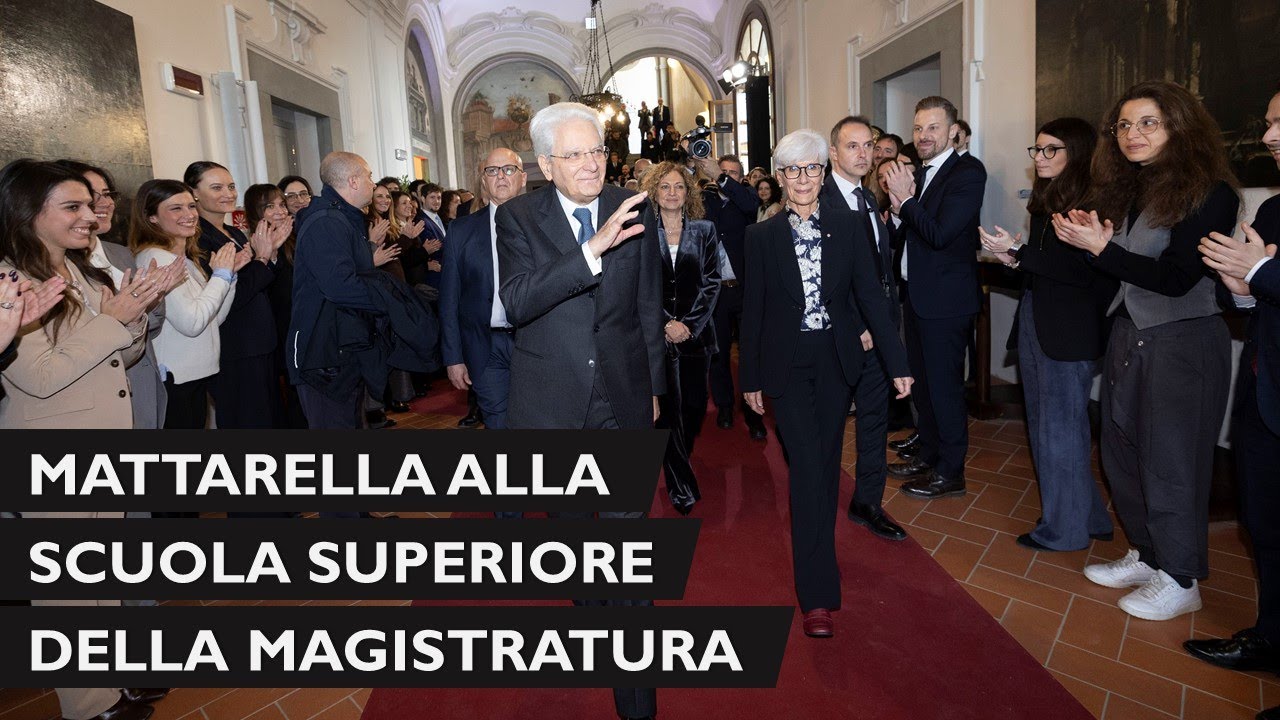 Mattarella alla Scuola Superiore della Magistratura