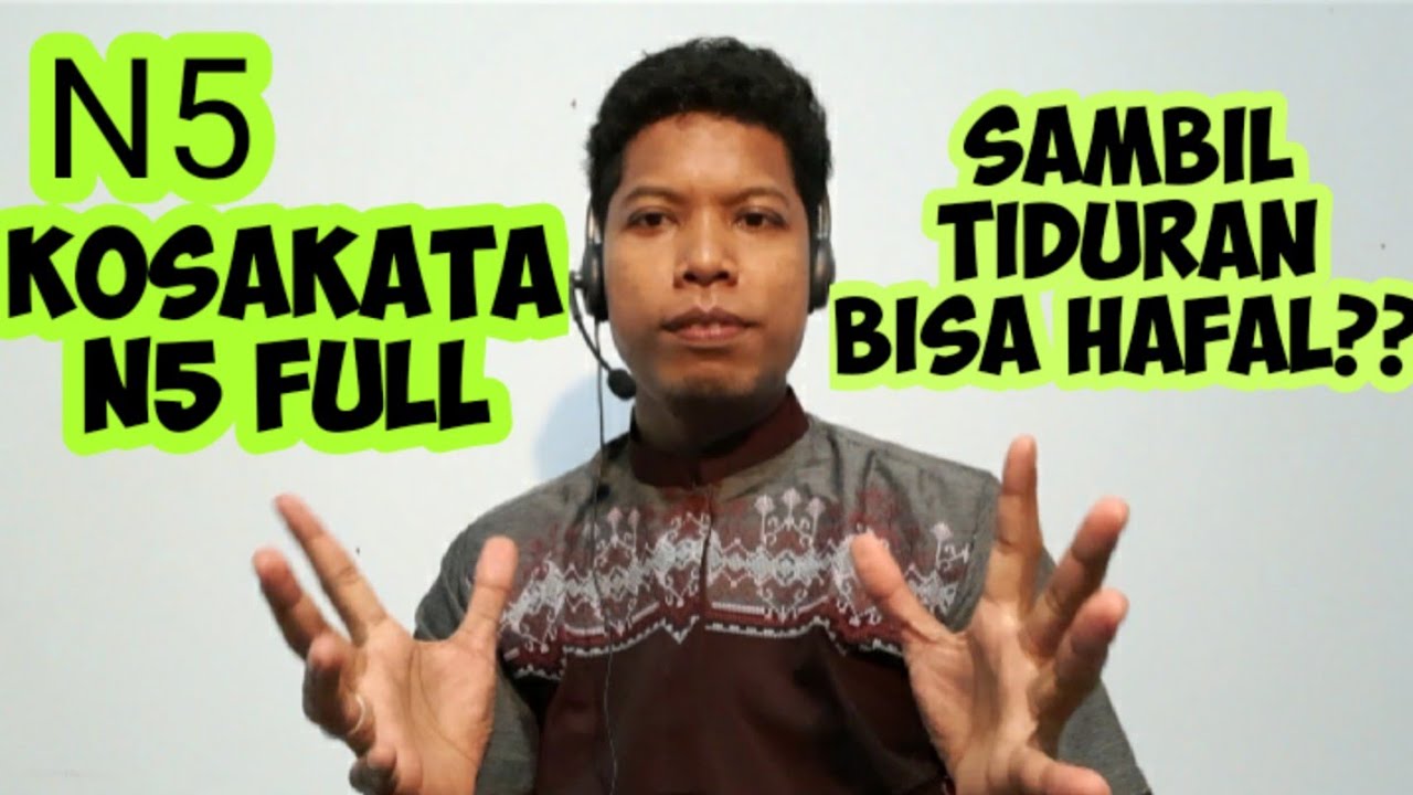 #n5#kosakata kata kerja n5 full dijamin bisa lulus