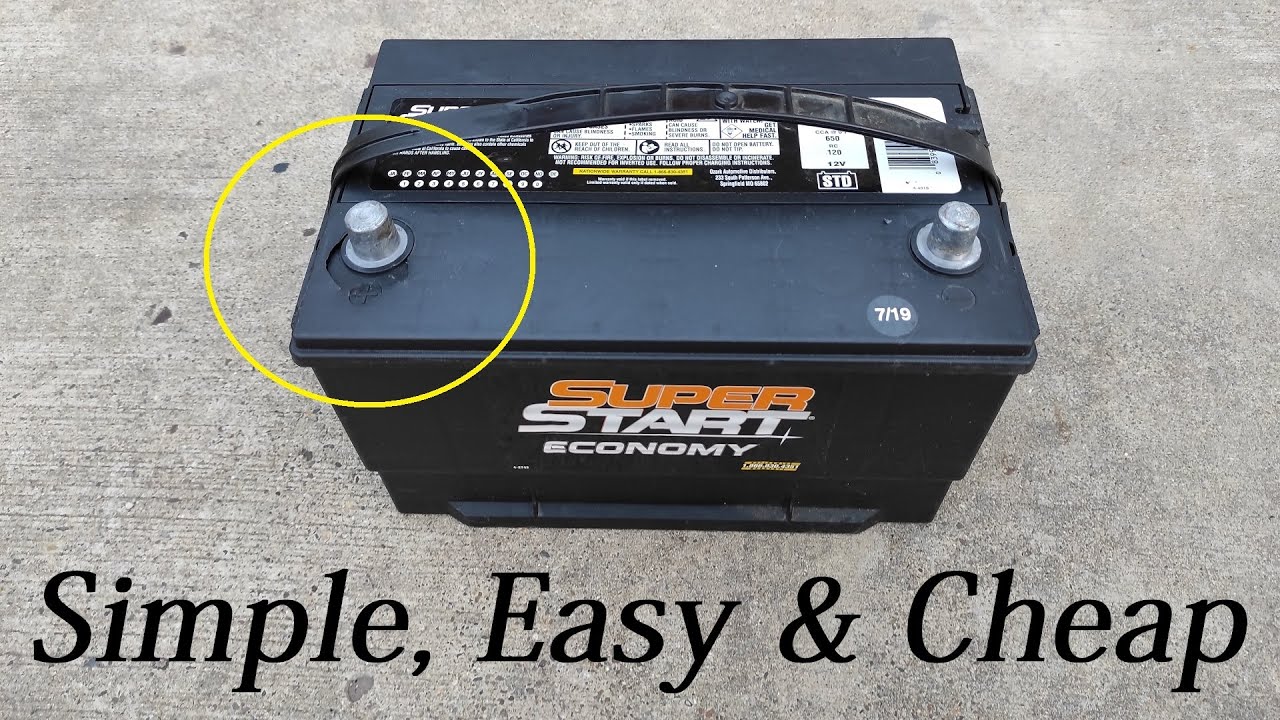 Ремонт корпуса аккумулятора