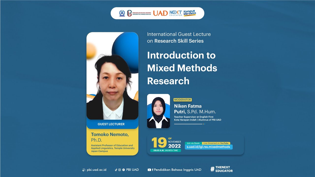 International Guest Lecture on RSS | Introduction to Mixed Methods Research