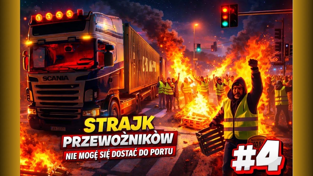 BNT Transport - początki firmy transportowej #4 Zaczynamy nowy rok | STRAJK PRZEWOŹNIKÓW
