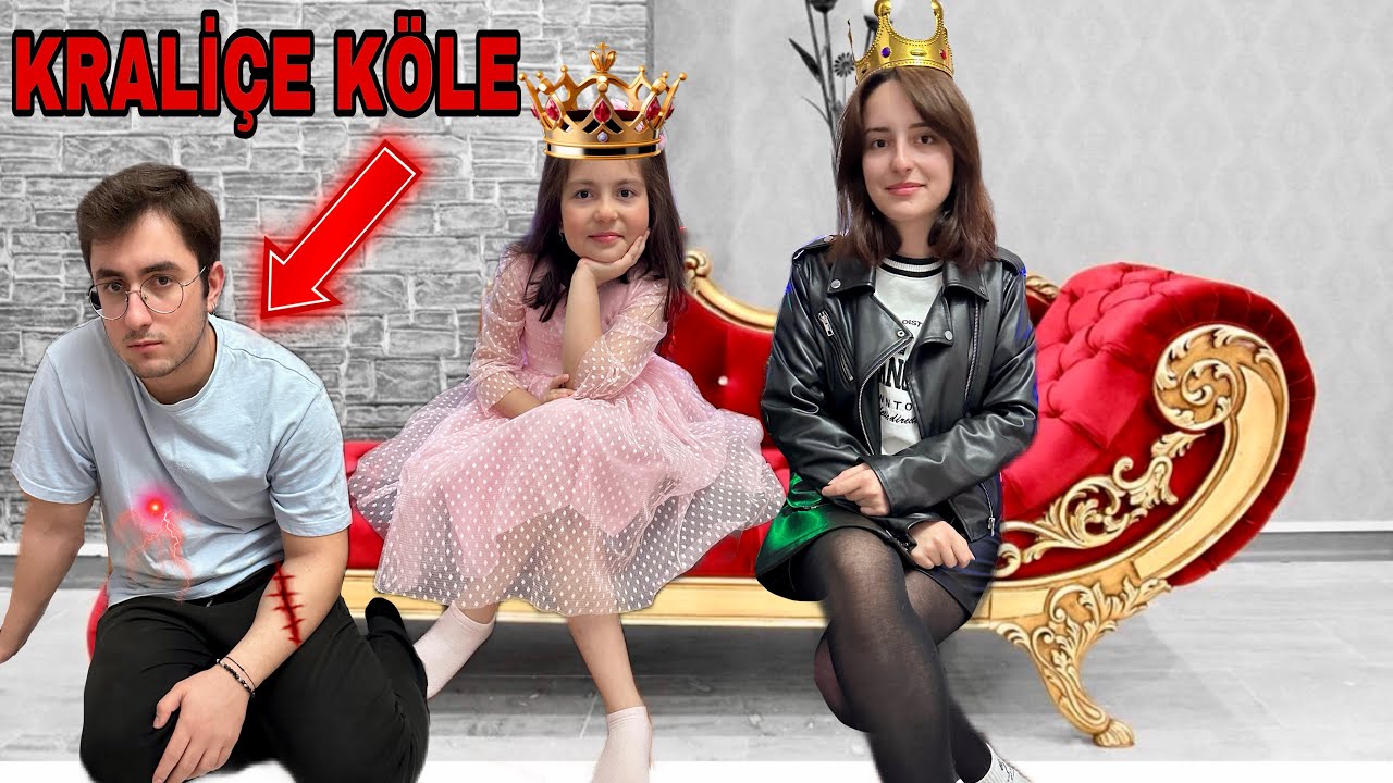 KRALİÇE VE KÖLE‼️ZEYNEP VE HİRANUR KRALİÇE ENES KÖLE