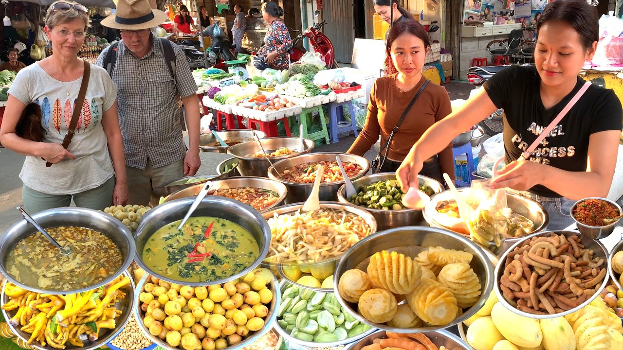 Best Cambodia Street Food 2026 - Sunday Walk at Russian Market, Udong Resort & Riverside Food Market
