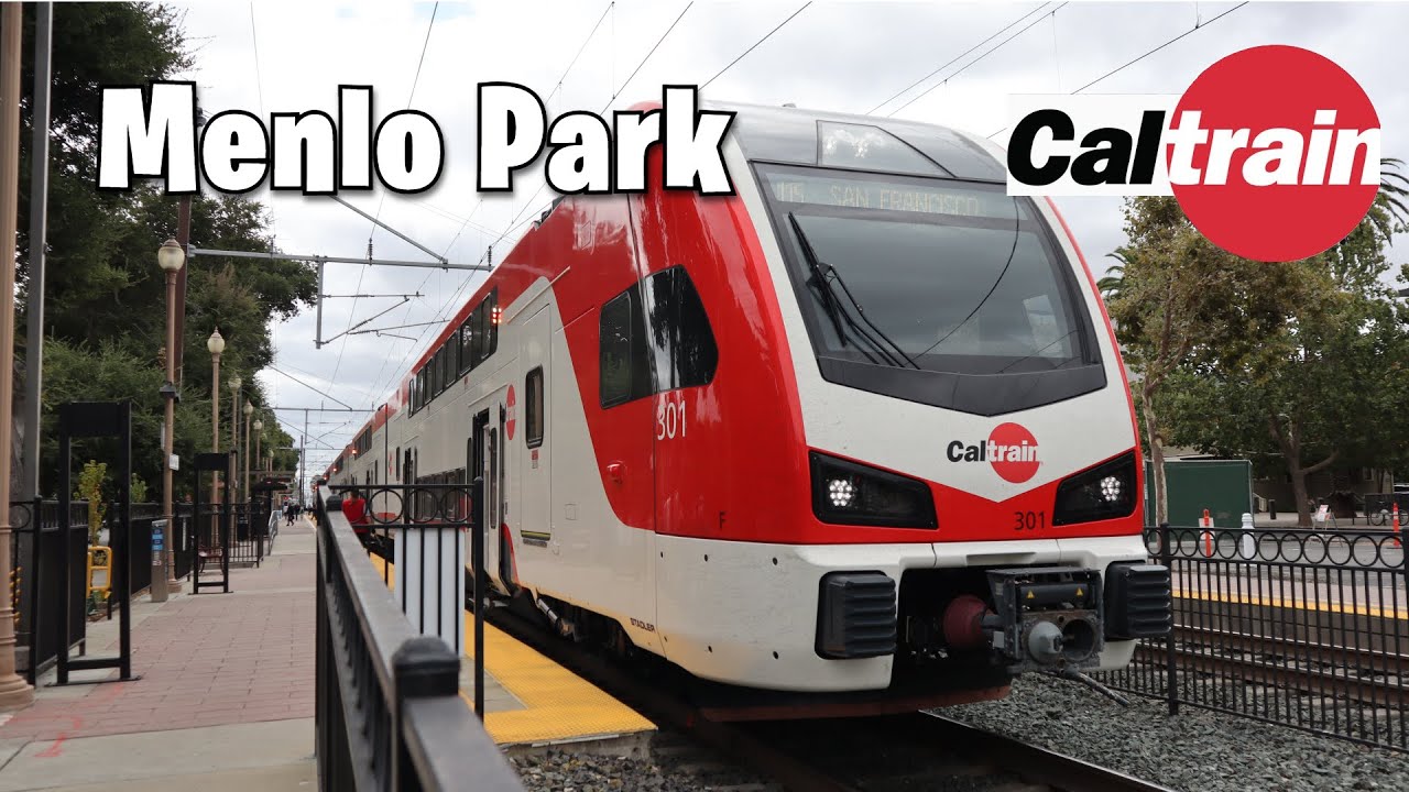 Railfanning Caltrain at Menlo Park Station