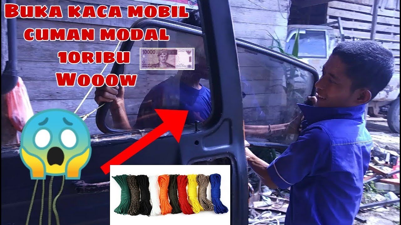 CARA MELEPAS KACA MOBIL HANYA MODAL 10ribu