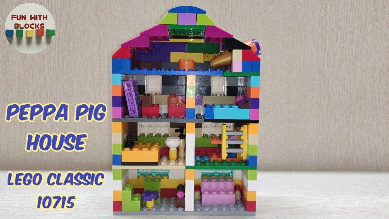 Lego Classic 10715 Peppa Pig House Building Instructions