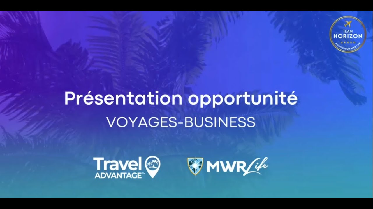 Présentation opportunité  voyages business 2026