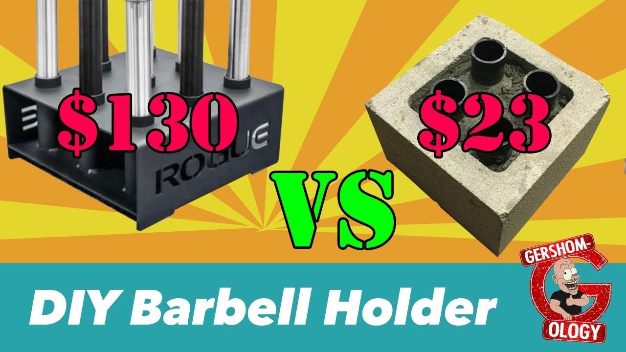 DIY Barbell Holder
