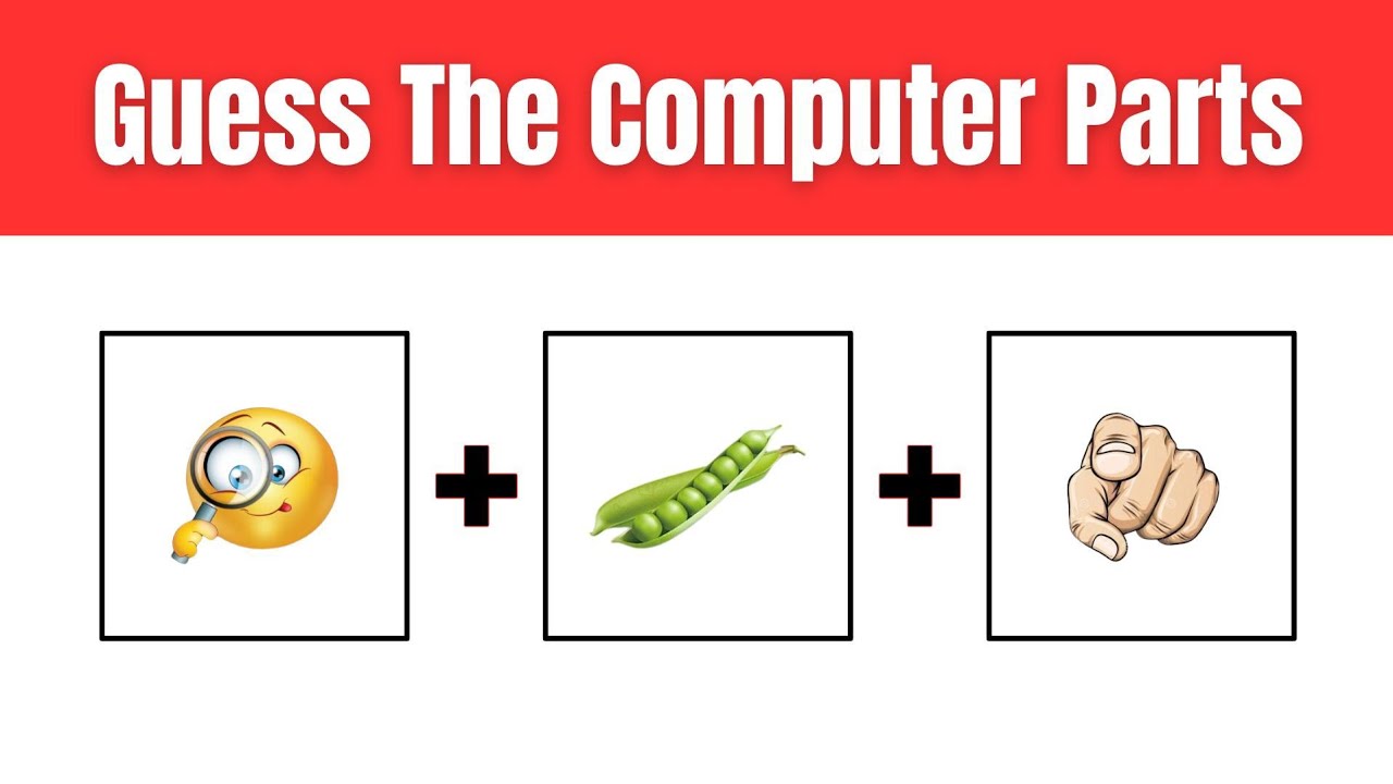 Can You Guess the Computer Parts from Emoji? Take the Challenge | Emoji Riddles | Emoji Puzzles