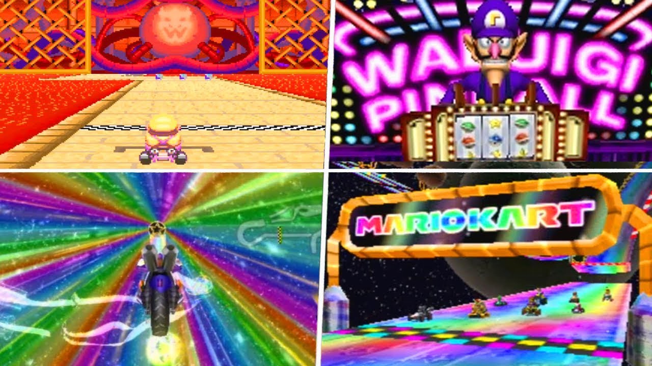 Evolution of Longest Mario Kart Tracks (1992 - 2019)