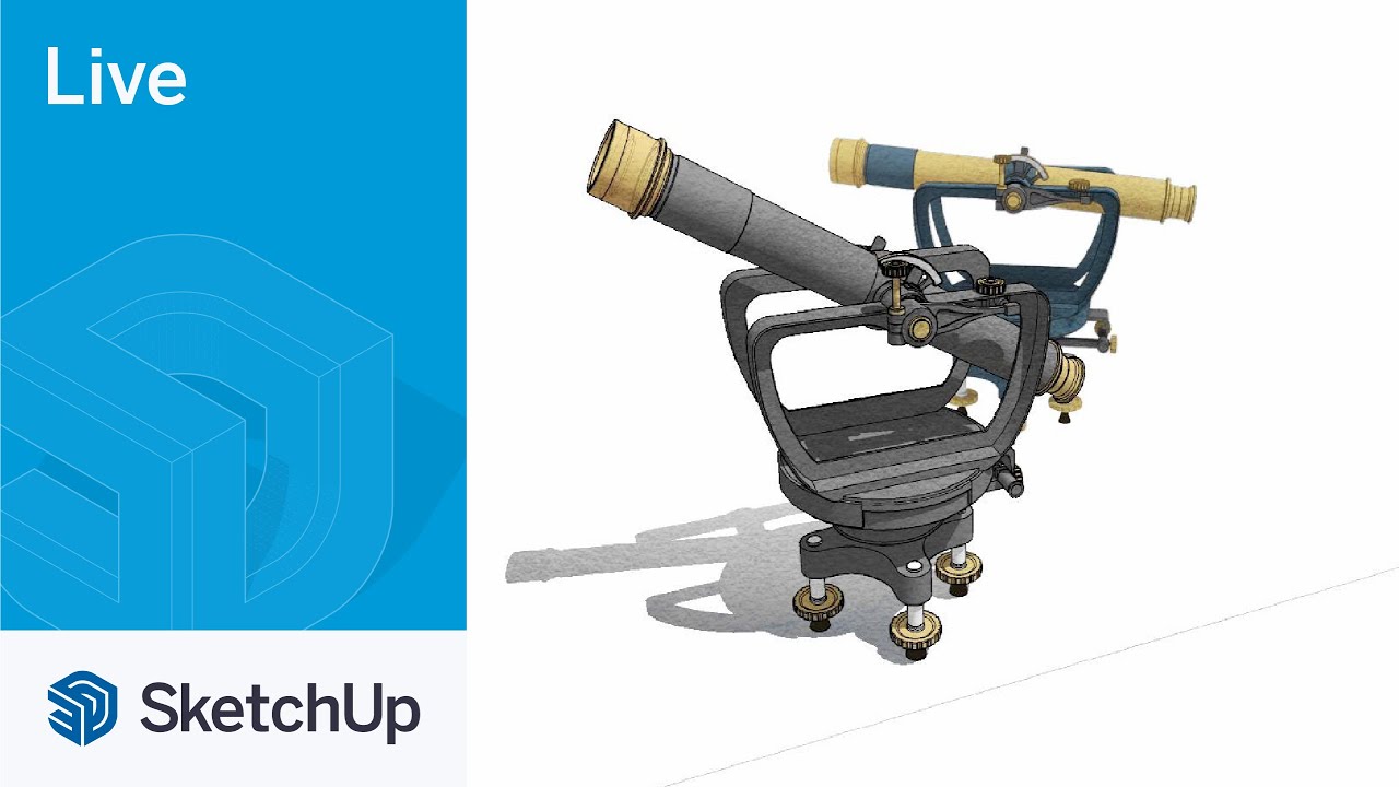 Modeling a Transit (Survey Equipment) Live in SketchUp!