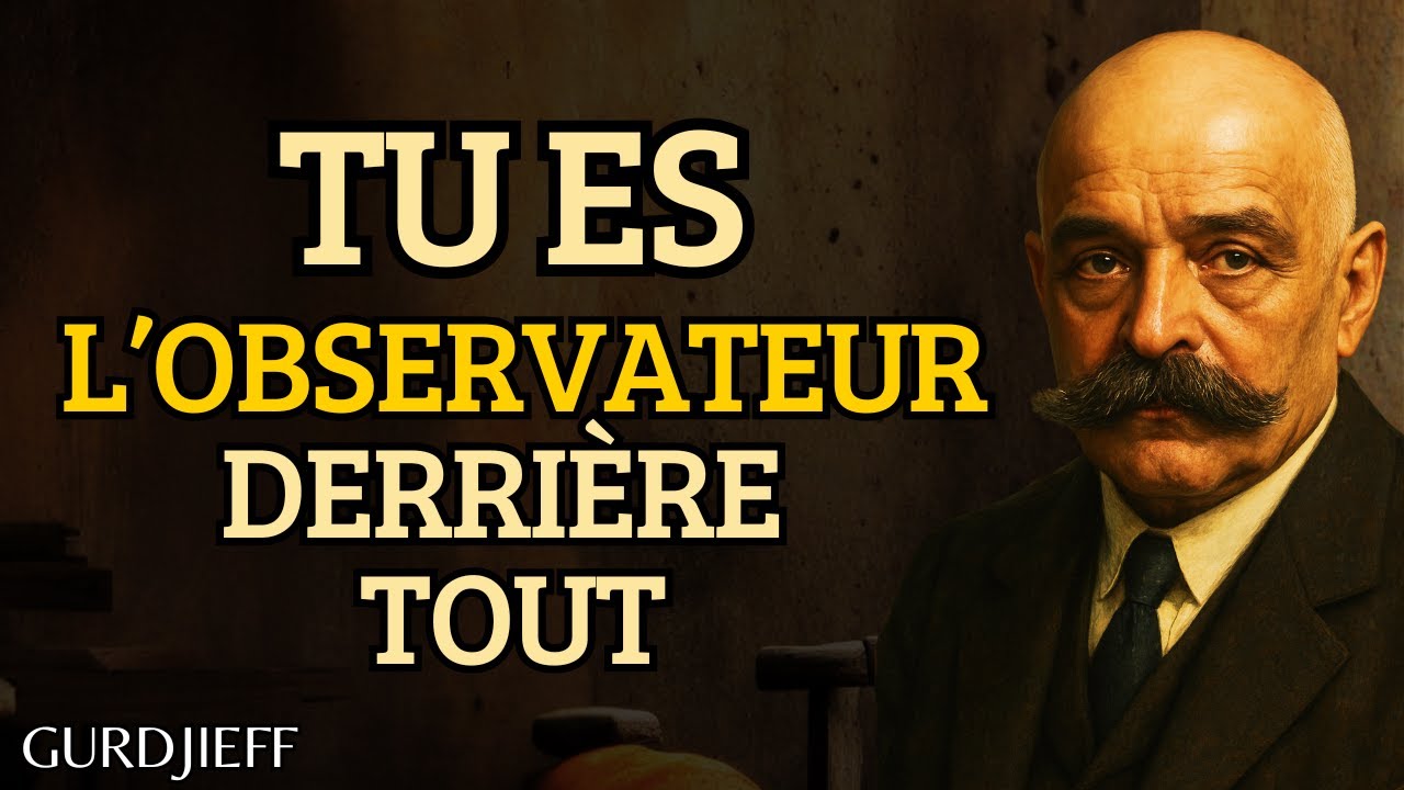 Tu n’es pas celui que tu crois être, tu es l’OBSERVATEUR (Peu le perçoivent) | GURDJIEFF