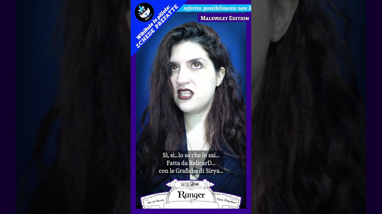 SCHEDE PREFATTE: RANGER ELFO (D&D5e) #shorts