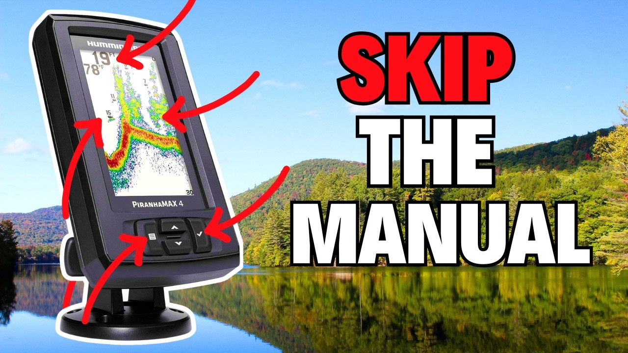 Humminbird PiranhaMAX 4 &ndash; Podręcznik dla początkujących &ndash; zr&oacute;b najpierw te 8 rzeczy