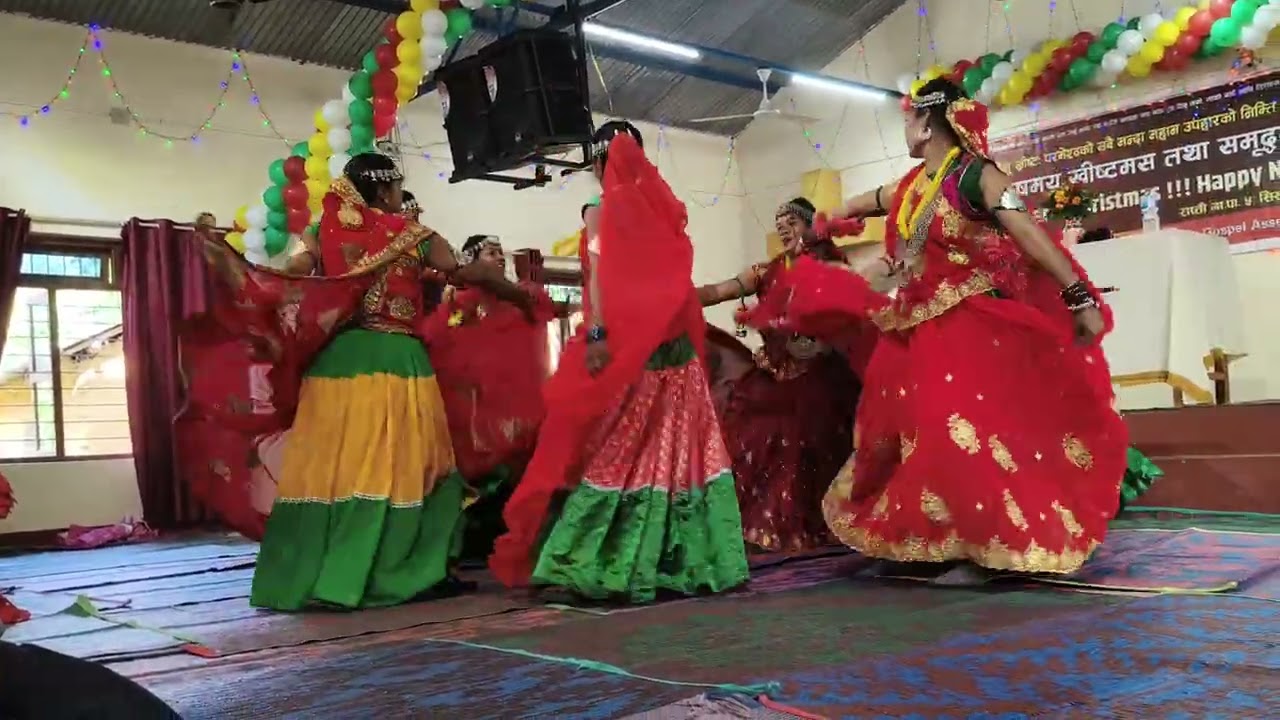 new tharu christian dance 2024 by Gospel Assembly nepal