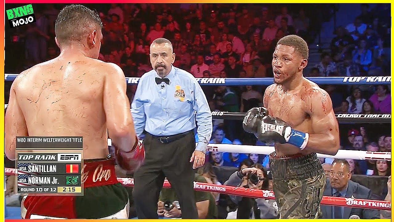 Brian Norman Jr. (USA) vs Giovani Santillan (USA) - KNOCKOUT, BOXING HD