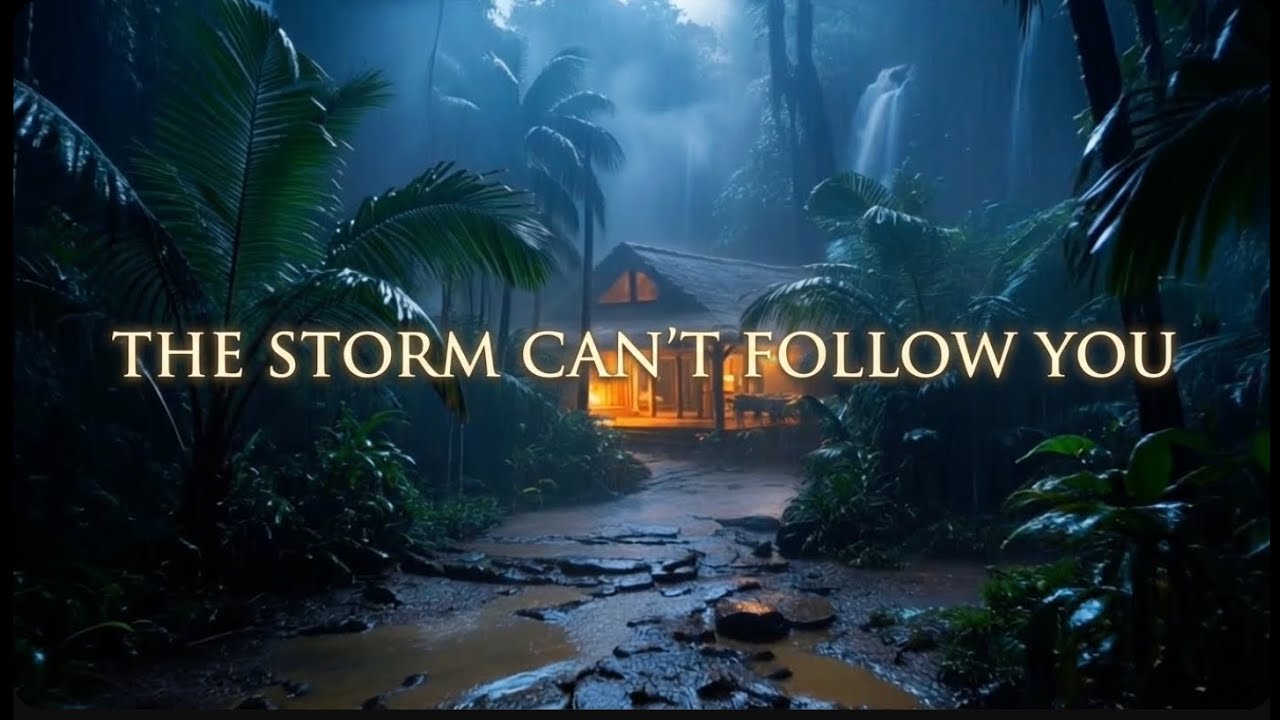 Soft Rain Night 🌧️ | Cozy Cabin Rain Ambience for Deep Sleep (10 Hours)