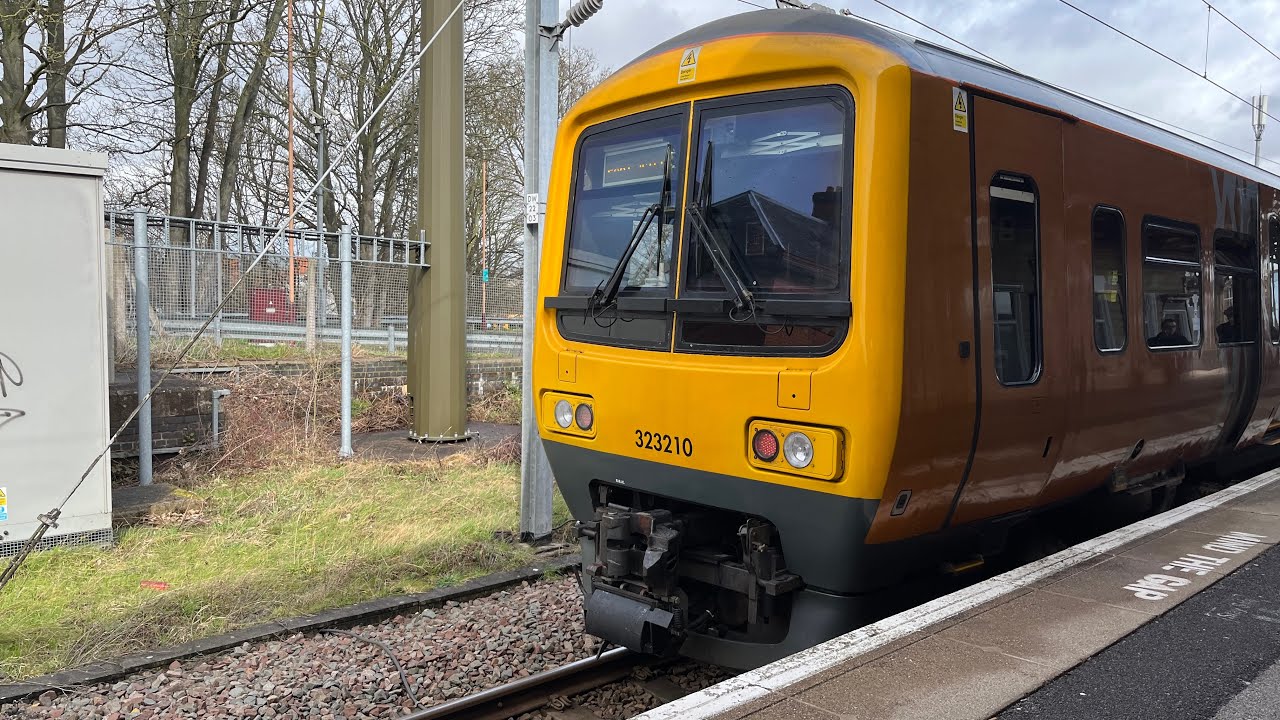 West Midlands Railway Class 323 EMU 323 210 Birmingham New Street to Lichfield City