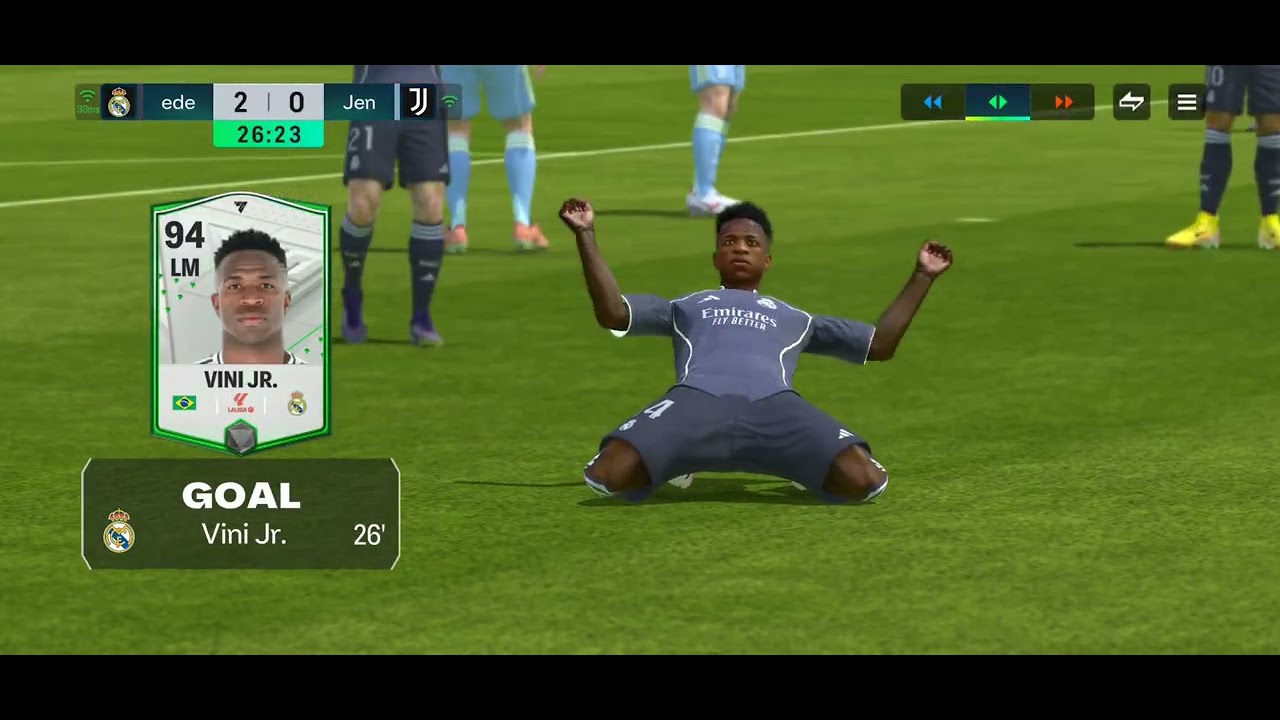 I win real Madrid  6. vs 0  juventus 