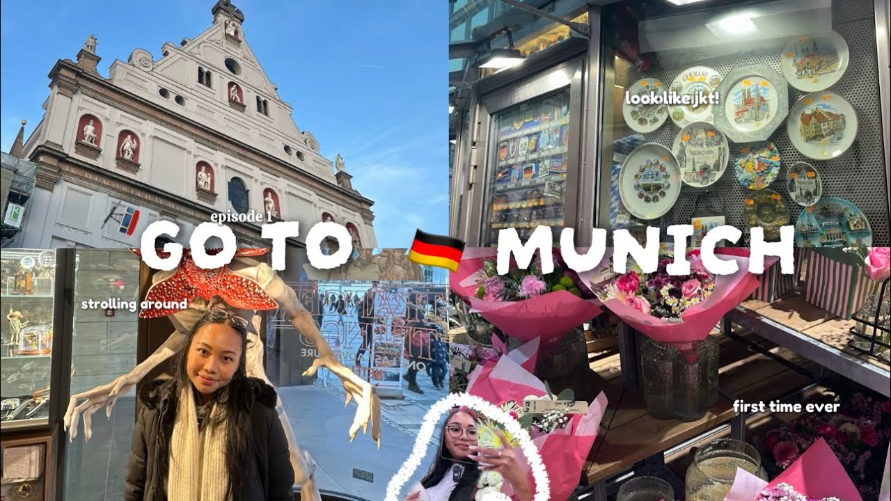 PART 1: GO TO MUNICH FOR THE FIRST TIME!🇩🇪✨