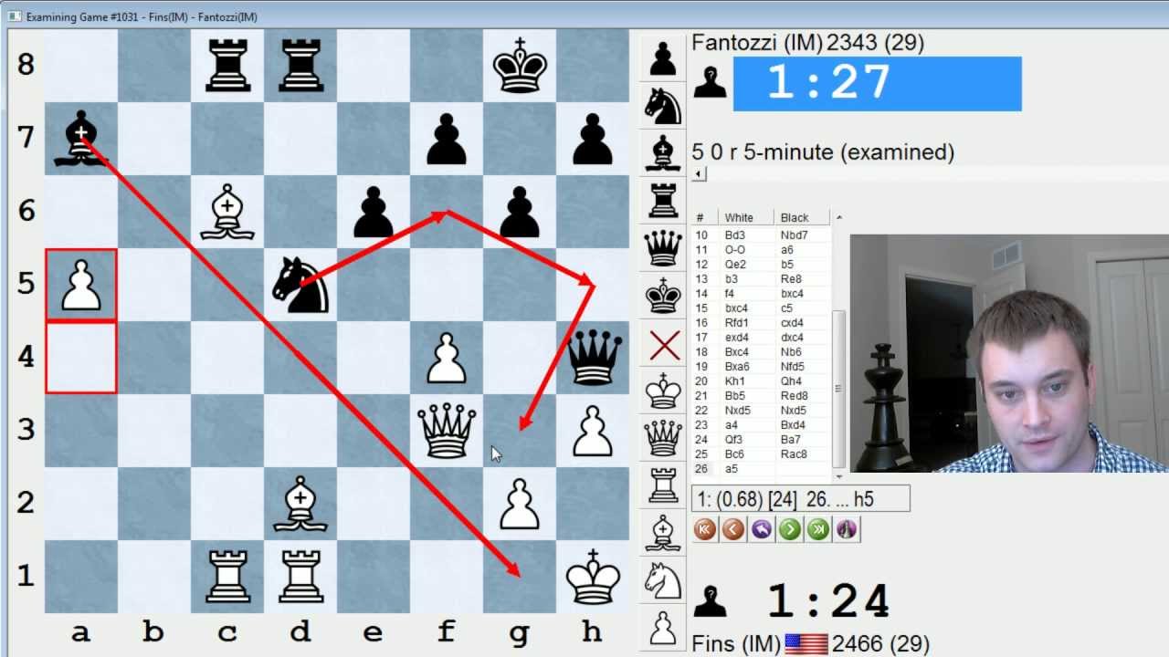 Blitz Chess #365: IM Bartholomew vs. IM Igor Teplyi (Grunfeld Defense)