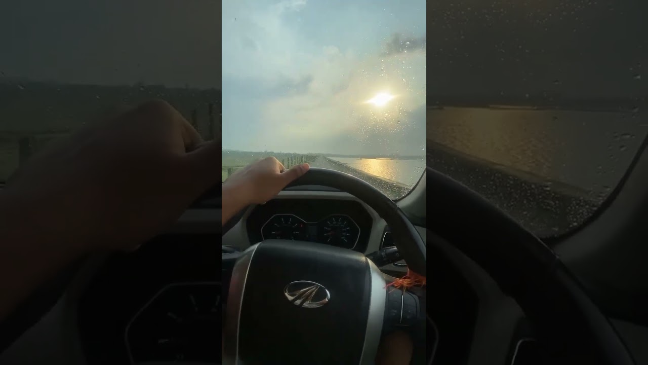 #BaarishKiJaaye#MonsoonDriving#SoloDriving#NatureSeen#DamView