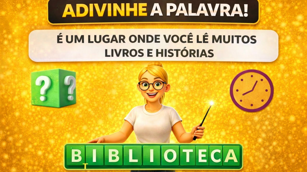 Quiz Descubra a Palavra | Jogo Educativo Infantil