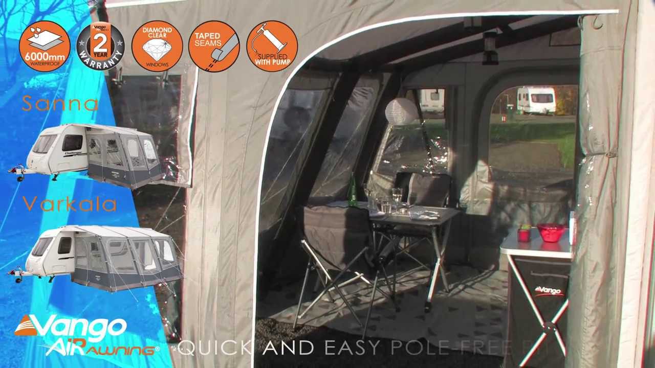 Vango Caravan Awning - Sanna AirAwning&reg; filmed 2014
