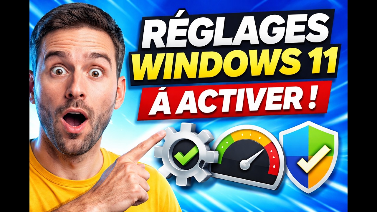 10 r&eacute;glages Windows 11 &agrave; changer imm&eacute;diatement