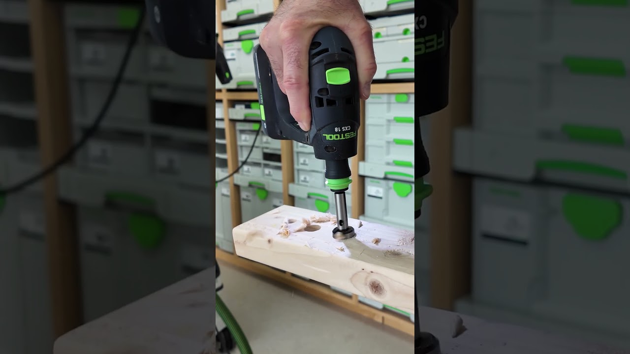 Festool Forstner set in action 💪 #festoolusa