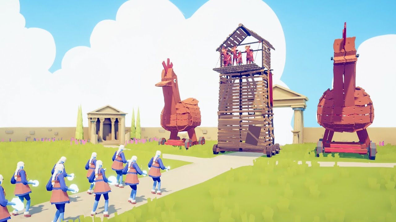 TROJAN CHICKEN TOWER vs EVERY UNIT 🐔💥 | TABS - Totally Accurate Battle Simulator Gameplay